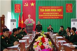 Tọa đàm khoa học Nâng cao năng lực chủ trì về chính trị  của Chính trị viên đại đội